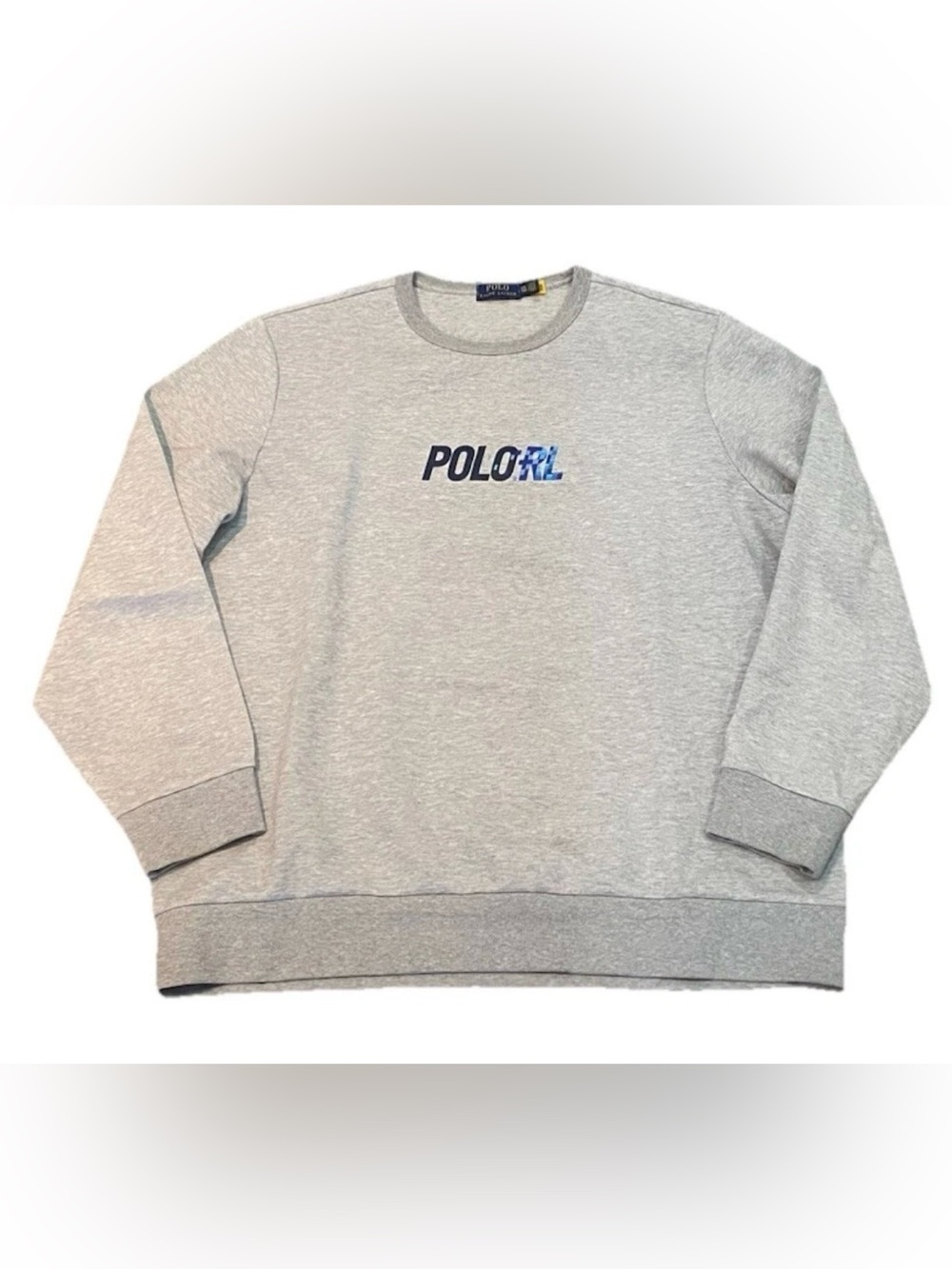Polo Ralph Lauren Digi Font Spell Out Double Knit Sweatshirt